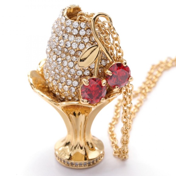 kate spade Jewelry - New Kate Spade ice cream sundae pendant necklace